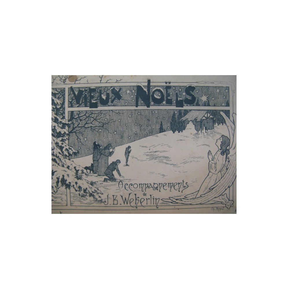WECKERLIN Vieux Noëls Chant Piano 1900