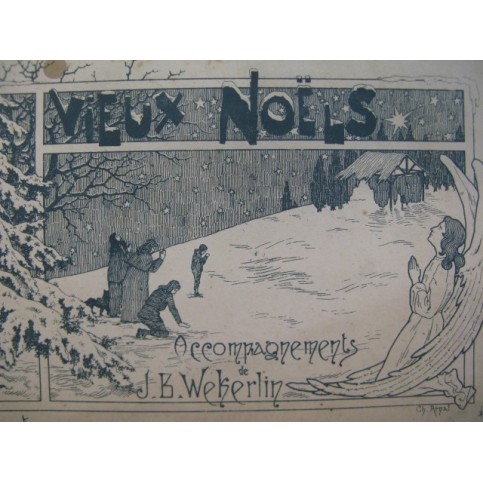 WECKERLIN Vieux Noëls Chant Piano 1900