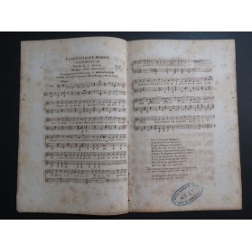 LHUILLIER Edmond La Sentinelle Perdue Chant Guitare ca1830