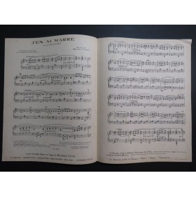 YVAIN Maurice J'en ai Marre Piano 1921