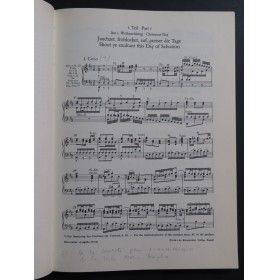 BACH J. S. Weihnachts Oratorium Chant Piano
