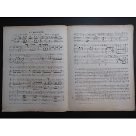 ABADIE Louis La Barquette Chant Piano ca1845