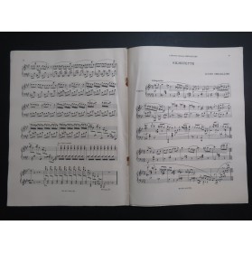 BRUN Georges ALAIN Albert CHEVAILLIER Lucien Pièces Piano 1914
