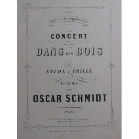 SCHMIDT Oscar Concert dans...