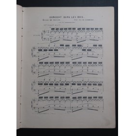 SCHMIDT Oscar Concert dans les Bois Piano ca1855