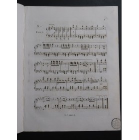 STRAUSS Johann Charmantes Walses op 31 Piano ca1830