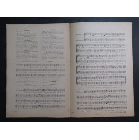 Les Troubadours Pochade Musicale J. Nargeot Chant 1926