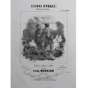 HENRION Paul Signal d'Orage...