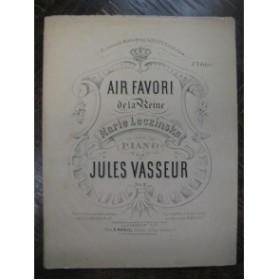VASSEUR Jules Air Favori Piano XIXe