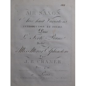 CRAMER J. B. Air Saxon...