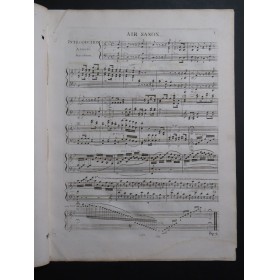 CRAMER J. B. Air Saxon Piano ca1818