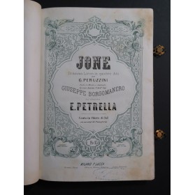 PETRELLA Errico Jone Opéra Chant Piano ca1862