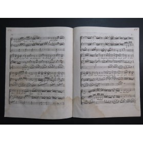 GRÉTRY André La Caravane du Caire Air Chant Piano ca1800
