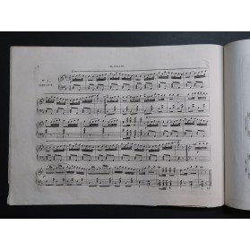 MUSARD Quadrille Espagnol Piano Flûte Cornet Flageolet ca1840