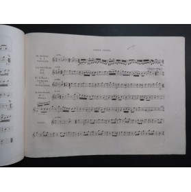 MUSARD Quadrille Espagnol Piano Flûte Cornet Flageolet ca1840