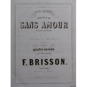 BRISSON Frédéric Sans Amour...