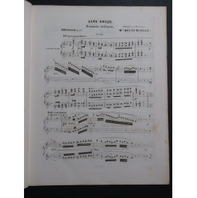 BRISSON Frédéric Sans Amour Fantaisie op 22 Piano 4 mains ca1852