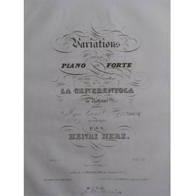 HERZ Henri Variations sur...