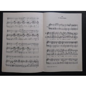 FRANCK César Trois Compositions inédites Chant Piano 1922