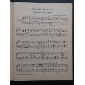EILENBERG Robert Silouetten op 23 Dédicace Piano 1899