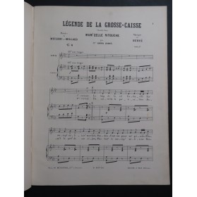 HERVÉ Légende de la Grosse Caisse Chant Piano 1874