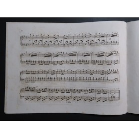 TOLBECQUE J. B. Richard Coeur de Lion Quadrille Piano Flûte Violon ca1842