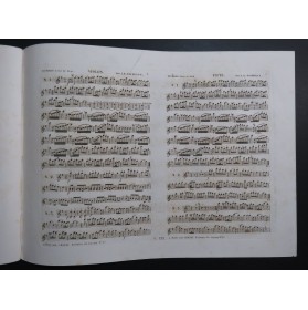 TOLBECQUE J. B. Richard Coeur de Lion Quadrille Piano Flûte Violon ca1842