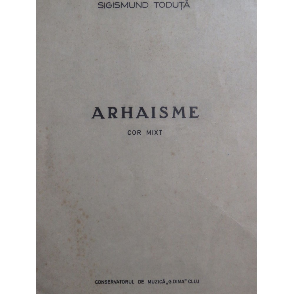 TODUJA Sigismud Arhaisme Choeur Chant 1969