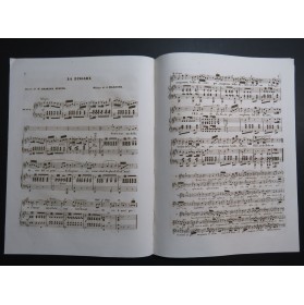 BAZZONI J. La Zingara Chant Piano ca1840