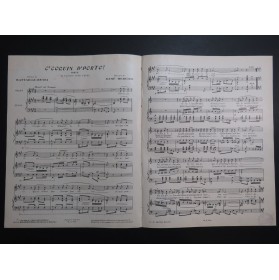 MERCIER René C'Coquin D'Porto ! Chant Piano 1923