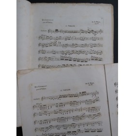 WÉRY Nicolas-Lambert Duo Concertant op 30 pour 2 Violons ca1840