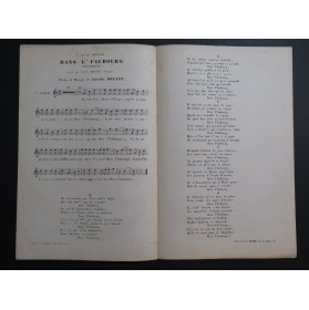 Dans l'faubourg Aristide Bruant Chant XIXe