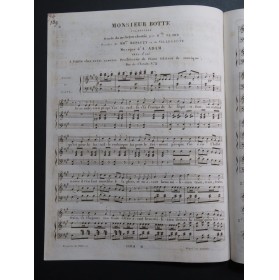 ADAM Adolphe Ronde du Milicien Chant Piano ou Harpe ca1825