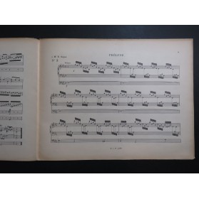 SAINT-SAËNS Camille Six Préludes et Fugues 1er Livre Orgue 1894