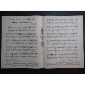 GALLAGHER Ed. SHEAN Al. Mister Gallagher and Mister Shean Piano 1922