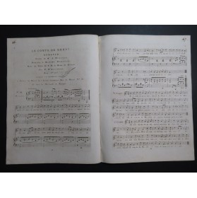 D'ALVIMARE Martin Pierre Le Conte de Moret Chant Piano ca1820