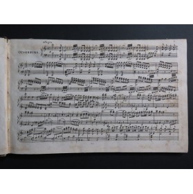 MOZART W. A. La Clemenza di Tito Opéra Chant Piano ca1830