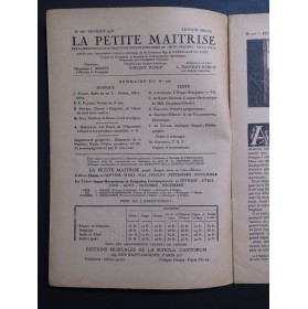 La Petite Maîtrise Vadon Palero Schmid Gay Orgue 1932
