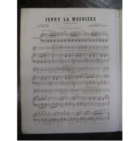 LEDUC Alphonse Jenny La Meunière Piano Chant 1864