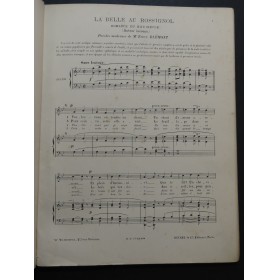 TIERSOT Julien Chants de la Vieille France Chant Piano 1904