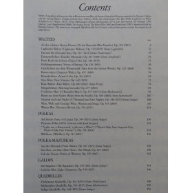 STRAUSS Johann Favorite Waltzes Polkas and other Dances Piano 1993