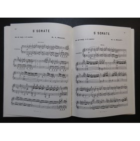 MOZART W. A. Sonates Piano 4 mains