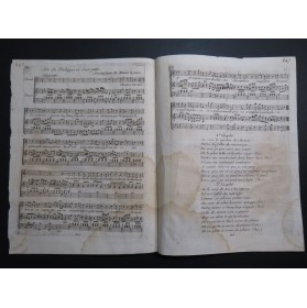 GARAT Romance DALAYRAC Philippe et Georgette Chant Clavecin ca1800