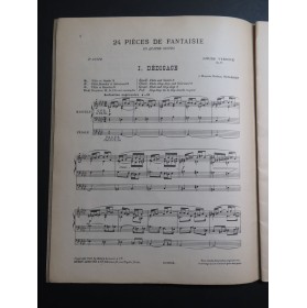 VIERNE Louis Pièces de Fantaisie 3e Suite op 54 Orgue 1927