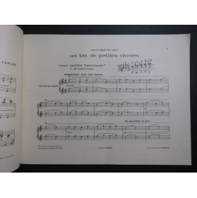 CAPLET André Un Tas de petites choses 1er Cahier Piano 4 mains 1925