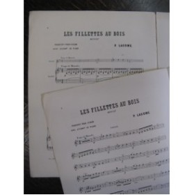 LACOME Paul Les Fillettes Violon Piano 1888