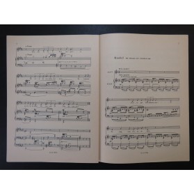 DEBUSSY Claude Trois chansons de France Chant Piano 1969