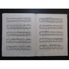 MILHET Georges L'Ondoyante Dédicace Piano XIXe