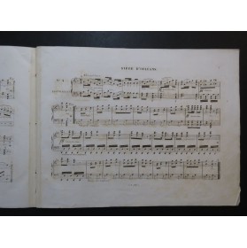BOHLMAN SAUZEAU Henri Jeanne d'Arc Piano ca1850