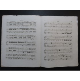 AUBER D. F. E. Lestocq Ouverture Piano 4 mains ca1840